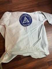 Gracie Jiu-Jitsu Authentic Gi Jiu-Jitsu Uniform A2 White/Blue Patch Set