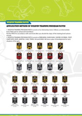 Mooto TAEKI Weapon Patch (1 each) for Martial Arts Uniform Taekwondo TKD