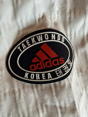 Adidas Korea Taekwondo Federation Uniform Top Pullover Long Sleeve White 150cm