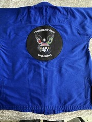 Jiu Jitsu Jacket No Belt Or Pants Royal Blue Size M4 Used Good Condition,