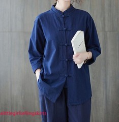 New Women’s Tai Chi Yoga Outfits Set Top+Pants Martial Arts Kung Fu Linen Suit