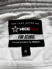 NGSH Judo Gi Set, Size 4, With White Belt,