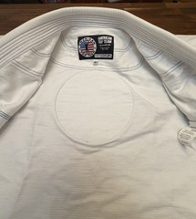 American Top Team Century BJJ Jiu Jitsu Gi Kimono Set White Size A1 100% Cotton