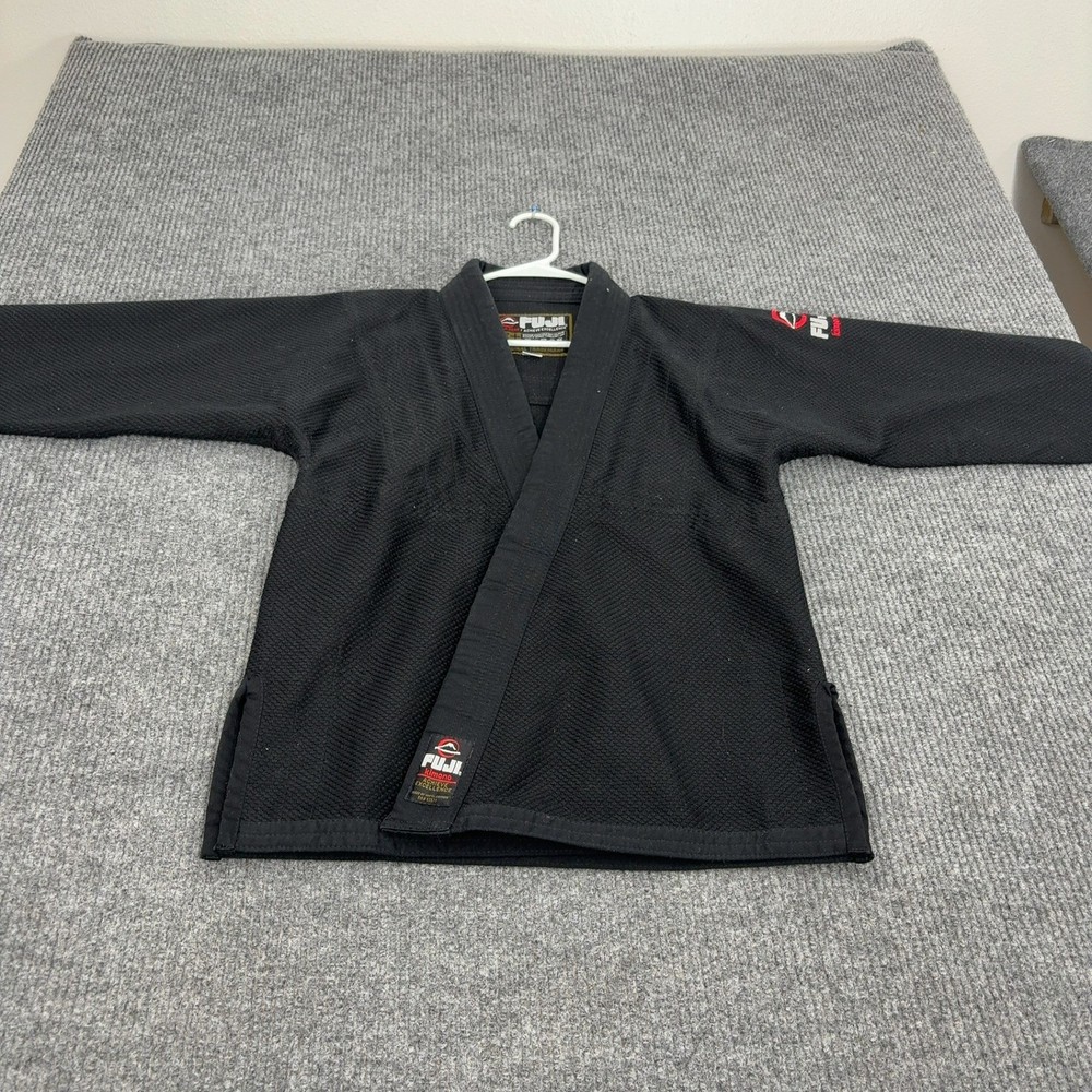 Fuji Kimono Gi Jacket Mens C2 Black Cotton Heavyweight Martial Arts BJJ Judo