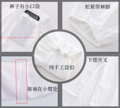 Unisex Cotton Shaolin Tai chi Uniform Kung fu Wing Chun Wushu Suit Martial arts