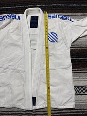 Sanabul Jiu Jitsu Gi Adults Sz A1 Kimono Jacket Top White Martial Arts MMA