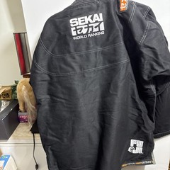 Fuji Sports Sekai World” Mens Brazilian Jiu-Jitsu BJJ Gi – Black Only Jacket Use