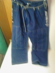 Elite Sports Martial Arts pants no size tag (see pictures for measure Navy Blue