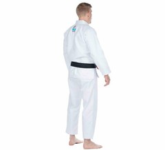 Fuji Sports All Around Mens Brazilian Jiu Jitsu Gi Jiu-Jitsu BJJ White w Teal