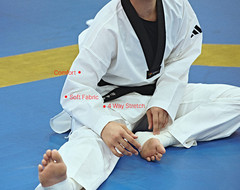 Adidas Taekwondo Fighter Pro Dobok Olympic Martial Arts Uniform Authentic