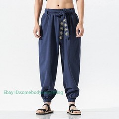 Kung Fu Tai Pants Bloomers Wushu Martial Arts Wing Chun Clothing Training Linen