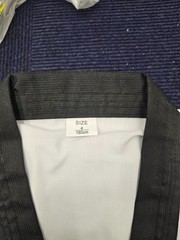 World Taekwondo Size 4 180cm Uniform White V White Belt Sporting Good