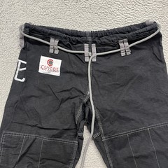 Custos Athletic Gi Set Adult A2 Gray Jiu Jitsu Ripstop MMA Grappling *No Belt