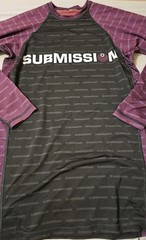 Fuji MMA BJJ Jiu Jitsu Long Sleeve LS Rashguard Rash Guard – Sakana Black/White