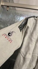 Jiu Jitsu Gi Set Heavyweight Jacket 60” Cuff To Cuff Pants 40×27 Mended Size A1