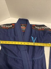 Vector Sports Gear Up Attila Series Blue Childs Jiu Jitsu Suit Size See Des.