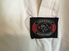 Vision martial arts shirt 4/180 Taekwondo High Performance C.T.A. white cotton