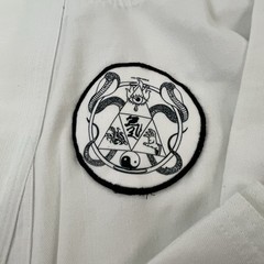 Vintage 80’s Karate Martial Arts Uniform Suit Jacket Headband – No Tags 10015