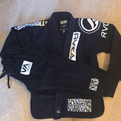 Shoyoroll RVCA BJJ Gi Set Jacket & Pants Black Adult Size A3