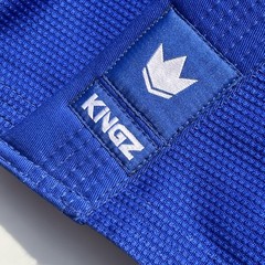 Kingz The ONE V2 Kids BJJ Gi Blue M0000 Jiu Jitsu Uniform Catalyst Patch New