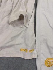 Gracie Jiu-Jitsu BJJ Gi Jacket Kimono Set M White Mens Jiu Jitsu A2 Training