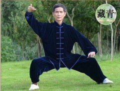Women Men Martial Arts Uniform Yoga Tai Chi Sets Tang Kung Fu Suit Outfit Thick