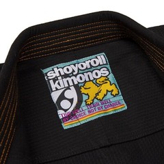 Shoyoroll Ember Competitor 23.2 Black JIU JITSU Kimono Uniform 450 GSM With Bag