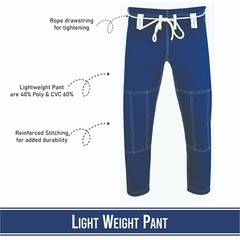 BJJ Navy Gi Pants Brazilian Jiu Jitsu Gi Martial Arts MMA Grappling