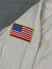 CENTURY Tai Chi Jacket Kimono Top XL White Mens Martial Arts Yin Yang Patch USA