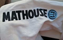 Mathouse Heritage BJJ Gi White Size A2L Brazilian Jiu Jitsu Kimono Long