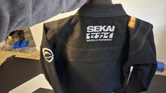 New A4 Fuji Sports Sekai 2.0 Mens Jiu-Jitsu BJJ Gi – BLACK Fit Fits Like A3