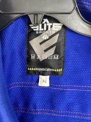 Elite Sports BJJ Gi A2 Blue Brazilian Jiu Jitsu Kimono Training Uniform Jacket
