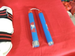 Martial Arts Set (small size) Leg/arm Pads Headgear Chest Protector Nunchucks