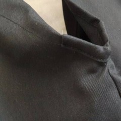 Japanese Hakama with Hook and Loop Fastener – Budo – Aikido – Kendo (Black)