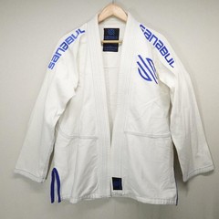 Sanabul Gi Jacket Adult A2 White BJJ Brazilian Jiu Jitsu