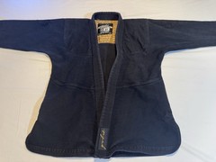 Gold Valiant GI Size A2 Black Jiu-Jitsu Adult Mens Martial Arts Uniform