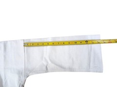 R.E.I Martial Arts Uniform Set Karate Taekwondo Jacket Pant Belt White Sz 00 Kid