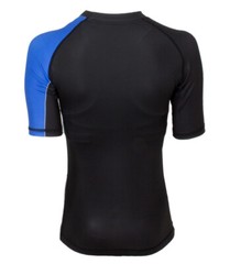 Ranked Rash Guard Short Sleeve Blue (Womens)