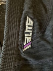 ELITE Jiu-jitsu Gi Youth Size C1 Black BJJ Uniform Coat Top Kids Purple MMA