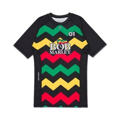 Albino And Preto X Bob Marley One Love Rash Guard SS & Short Bjj No Gi Kimono