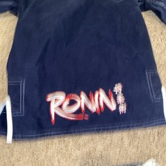 Ronin Brand Brazilian Jiu Jitsu Gi Uniform Set Navy Blue Size A1L