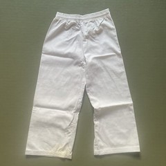 Karate Gi HSU Medium weight White 100% Cotton Size 000