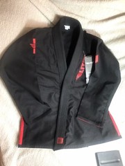 Elite Sports technical Fightwear Jiu Jitsu BBJ Gi BLK Top Size C3 for 4’2”-4’7”