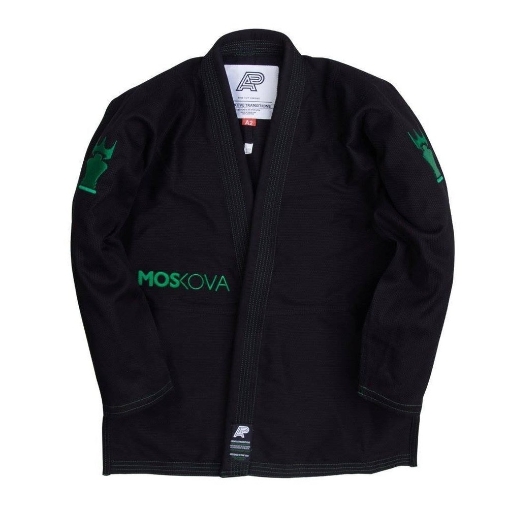 Albino & Preto A&P x Moskova Black BJJ Gi Brazilian Jiu Jitsu Kimono With Bags