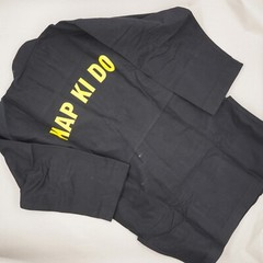 Wasuru Budo Uniform Size 3 Black Hap Ki Do