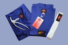 KANKU new Taekwondo Uniforms Blue Red Black 7.5oz Adult and Kids WTF
