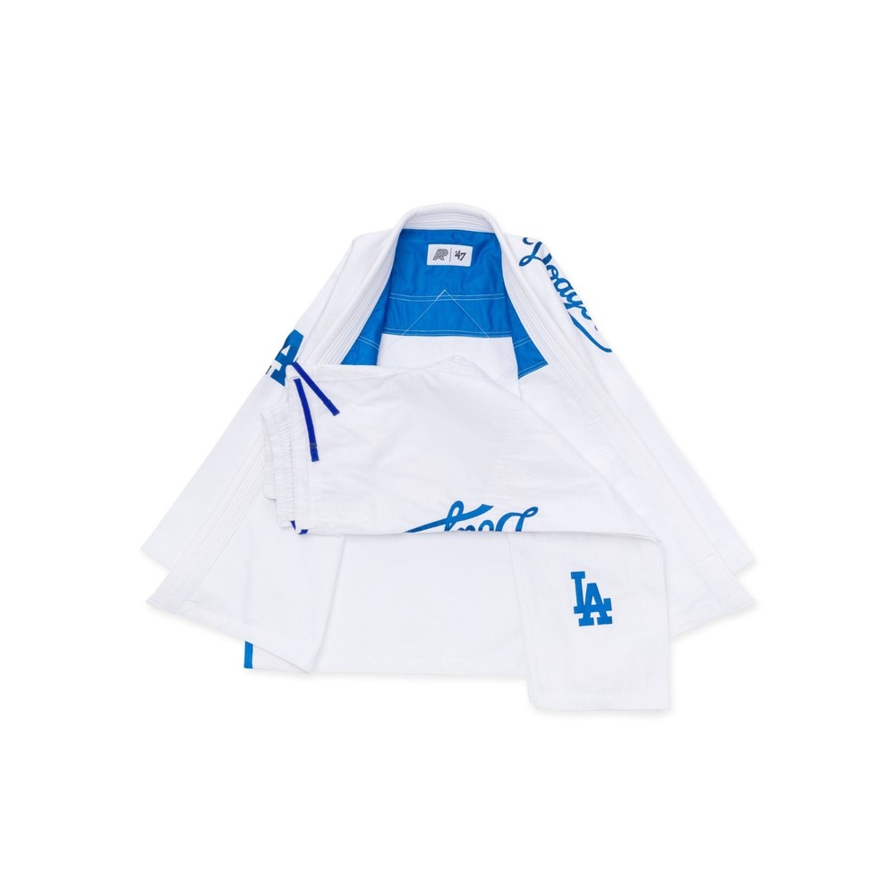 Albino & Preto A&P x ’47 MLB Dodgers White BJJ Gi | Limited Edition BJJ Kimono