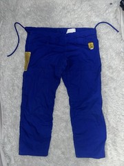 FUJI X ALLIANCE SEKAI BJJ GI BLUE SIZE A2 BOTTOMS PANTS ONLY