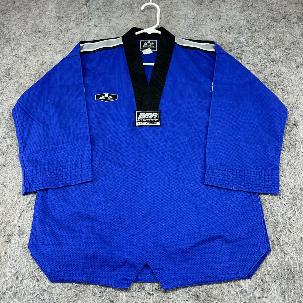 BMA Jiu Jitsu Gi Boys A1 Blue Pullover Black Belt Academy Taekwondo MMA Uniform