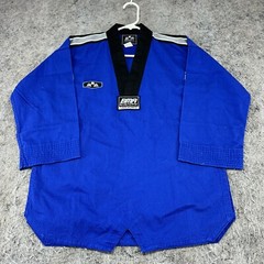 BMA Jiu Jitsu Gi Boys A1 Blue Pullover Black Belt Academy Taekwondo MMA Uniform